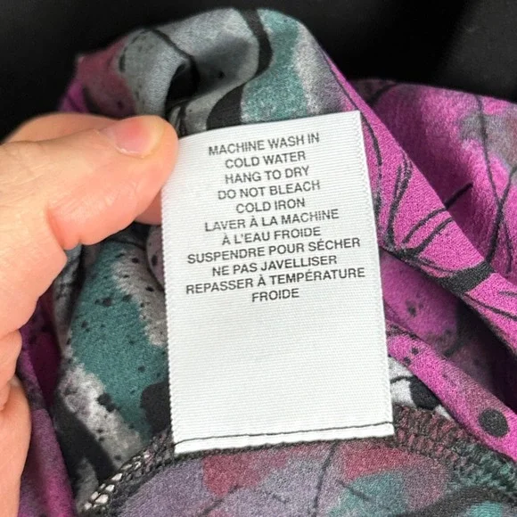 Sympli Canada Whisper Drape Pocket Tunic Top Womens Size 14 Split Back Purple - Picture 11 of 16